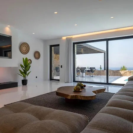Villa Extraordinary Mykonos Shifu 6 Bedrooms Unique Aegean Sea Views Private Infinity Pool Ftelia Ano Mera