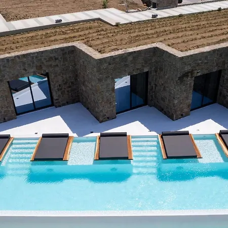 Villa Extraordinary Mykonos Shifu 6 Bedrooms Unique Aegean Sea Views Private Infinity Pool Ftelia *