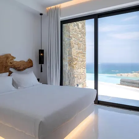 Villa Extraordinary Mykonos Shifu 6 Bedrooms Unique Aegean Sea View