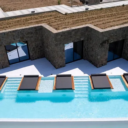 Villa Extraordinary Mykonos Shifu 6 Bedrooms Unique Aegean Sea Views Private Infinity Pool Ftelia