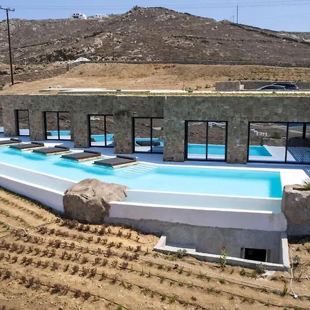 Extraordinary Mykonos Shifu 6 Bedrooms Unique Aegean Sea Views Private Infinity Pool Ftelia Villa