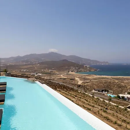 Extraordinary Mykonos Shifu 6 Bedrooms Unique Aegean Sea Views Private Infinity Pool Ftelia Ano Mera