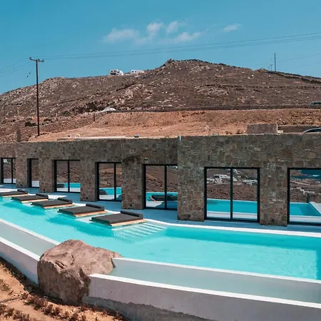 Extraordinary Mykonos Shifu 6 Bedrooms Unique Aegean Sea Views Private Infinity Pool Ftelia Villa *