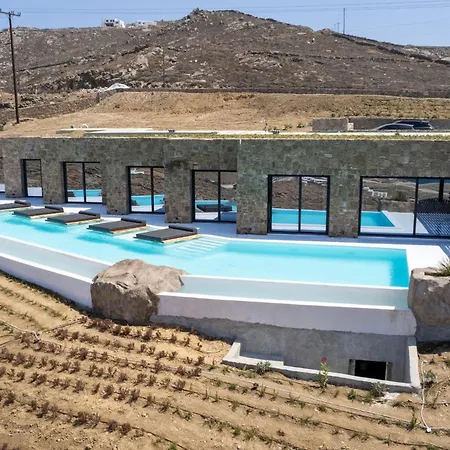 Extraordinary Mykonos Shifu 6 Bedrooms Unique Aegean Sea Views Private Infinity Pool Ftelia *