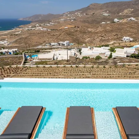 Extraordinary Mykonos Shifu 6 Bedrooms Unique Aegean Sea Views Private Infinity Pool Ftelia Villa *