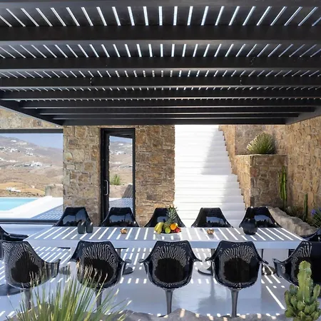 Villa Extraordinary Mykonos Shifu 6 Bedrooms Unique Aegean Sea Views Private Infinity Pool Ftelia *