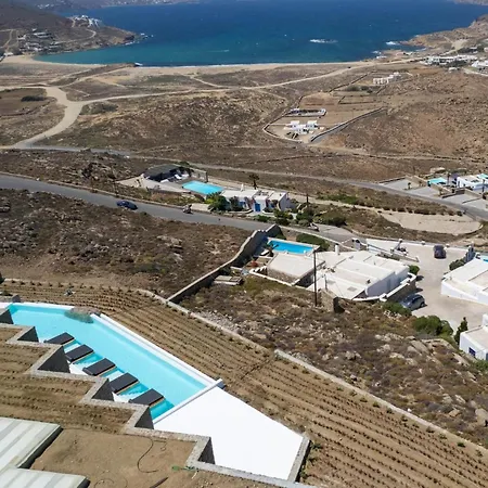 Extraordinary Mykonos Shifu 6 Bedrooms Unique Aegean Sea Views Private Infinity Pool Ftelia