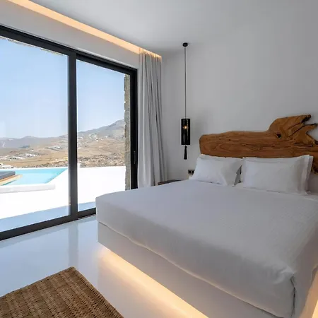 Extraordinary Mykonos Shifu 6 Bedrooms Unique Aegean Sea Views Private Infinity Pool Ftelia