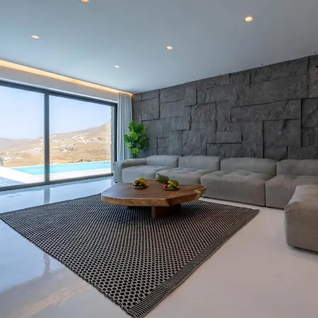 Villa Extraordinary Mykonos Shifu 6 Bedrooms Unique Aegean Sea Views Private Infinity Pool Ftelia Ano Mera