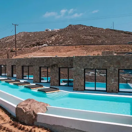 Villa Extraordinary Mykonos Shifu 6 Bedrooms Unique Aegean Sea Views Private Infinity Pool Ftelia *