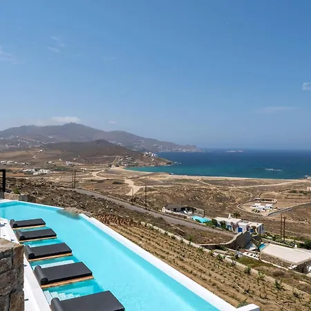 Extraordinary Mykonos Shifu 6 Bedrooms Unique Aegean Sea Views Private Infinity Pool Ftelia Villa Ano Mera