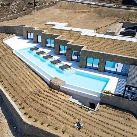 Villa Extraordinary Mykonos Shifu 6 Bedrooms Unique Aegean Sea Views Private Infinity Pool Ftelia