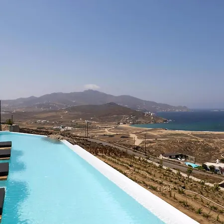 Extraordinary Mykonos Shifu 6 Bedrooms Unique Aegean Sea Views Private Infinity Pool Ftelia