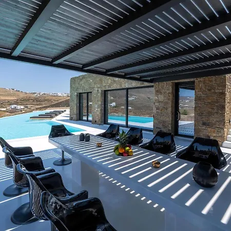 Extraordinary Mykonos Shifu 6 Bedrooms Unique Aegean Sea Views Private Infinity Pool Ftelia * Ano Mera