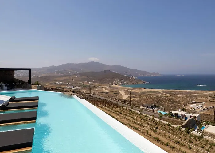 Extraordinary Mykonos Shifu 6 Bedrooms Unique Aegean Sea View Άνω Μερά