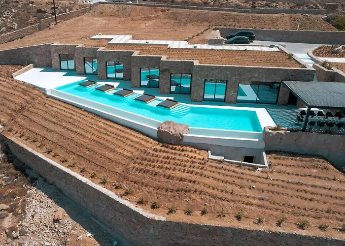 Extraordinary Mykonos Shifu 6 Bedrooms Unique Aegean Sea View Βίλα Άνω Μερά