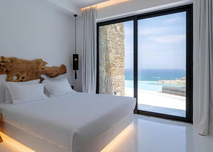 Βίλα Extraordinary Mykonos Shifu 6 Bedrooms Unique Aegean Sea View