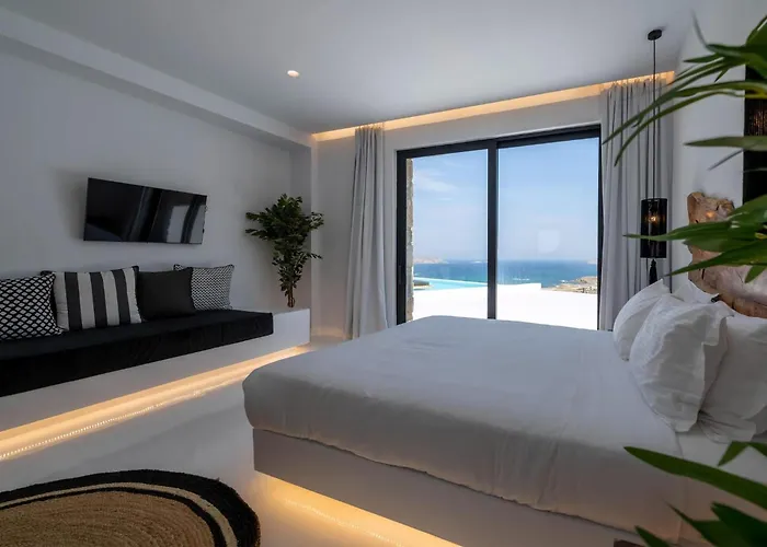 Βίλα Extraordinary Mykonos Shifu 6 Bedrooms Unique Aegean Sea View Άνω Μερά