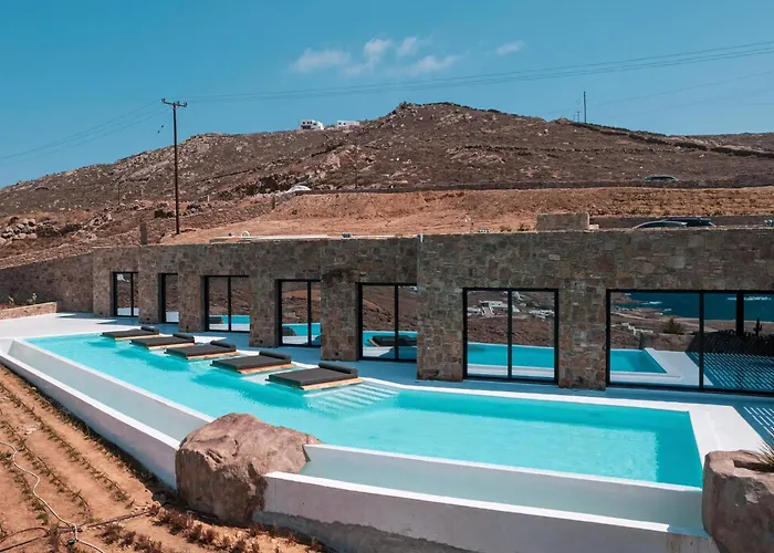 Βίλα Extraordinary Mykonos Shifu 6 Bedrooms Unique Aegean Sea View *