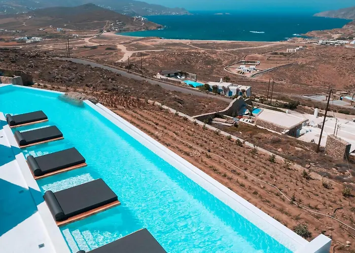 Extraordinary Mykonos Shifu 6 Bedrooms Unique Aegean Sea View Villa *